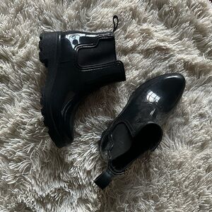 CAPELLI of NY Black Ankle Rain Boots